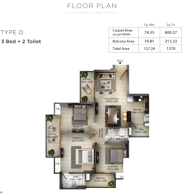 1370Sq Ft.