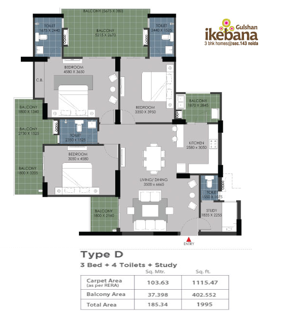 1995 Sq Ft.