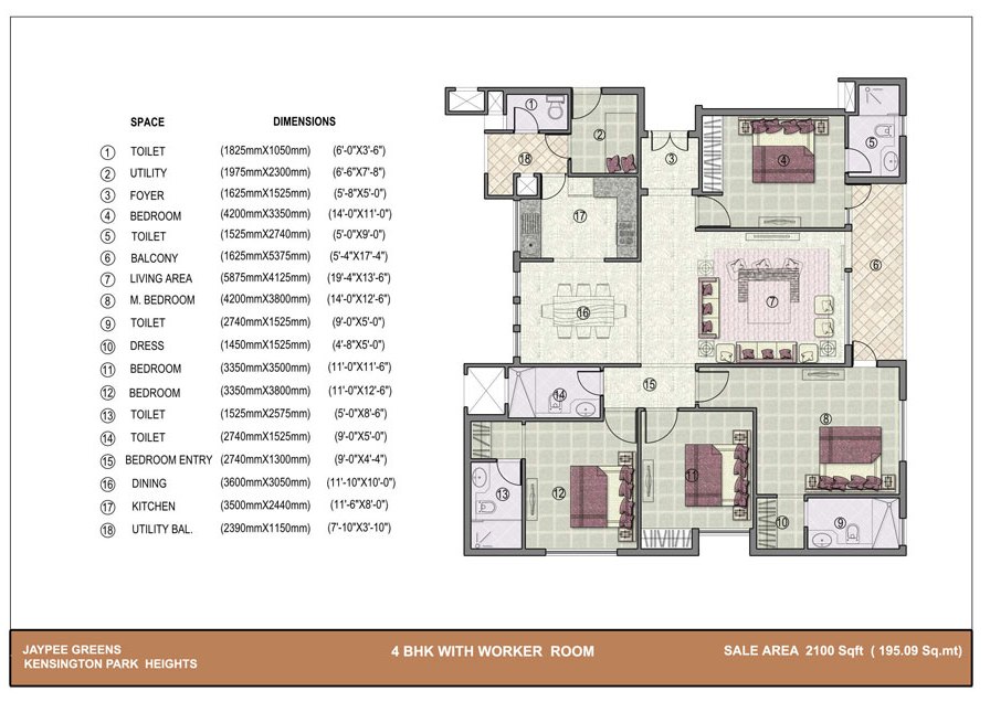2100 Sq Ft.